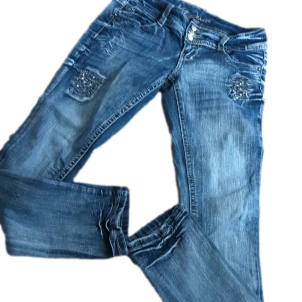 Rhinestones skinny jeans new without tags. - Picture 1 of 4